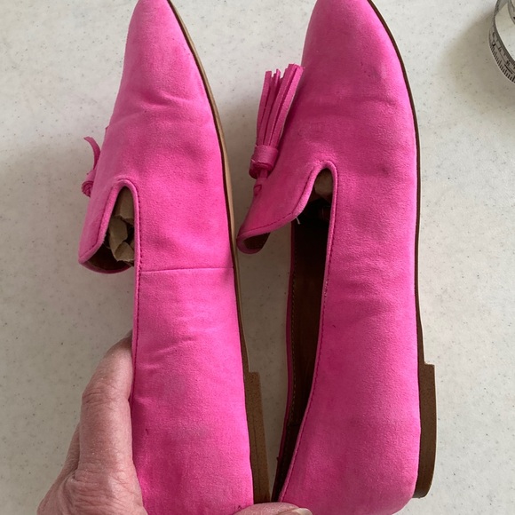 J. Crew Vibrant Pink Tassel Loafers - Picture 7 of 7